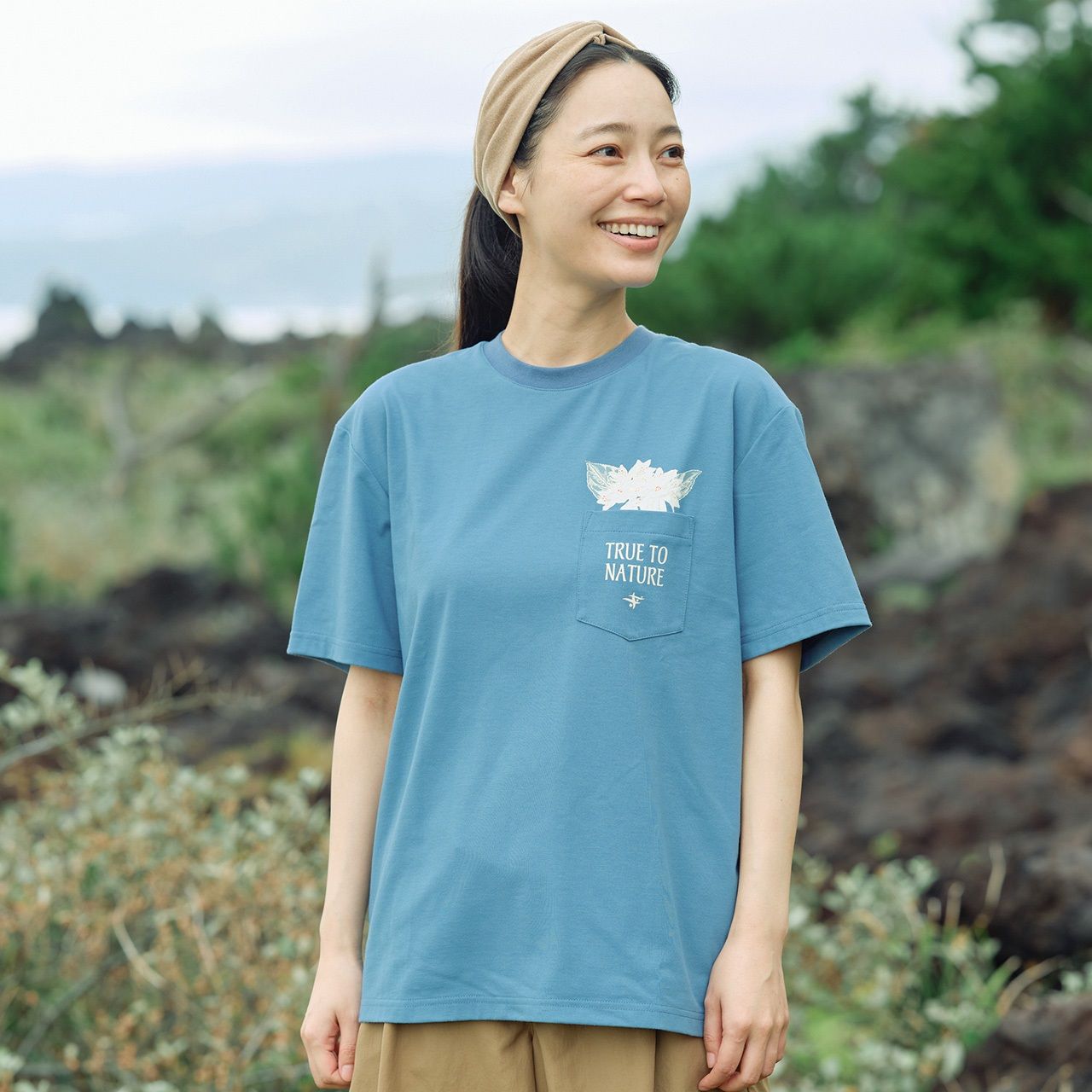 TSポケットブーケティーS/S (Women’s)/パープル