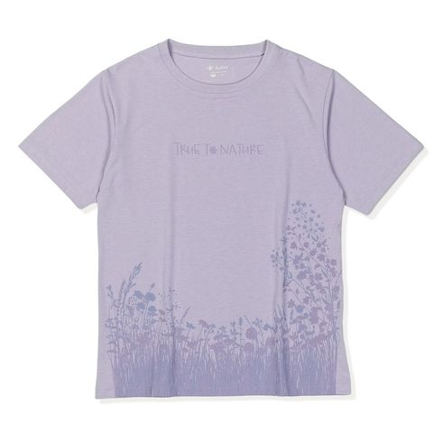 CシールドフィールドフラワーティーS/S (Women's)/ペールアイリス