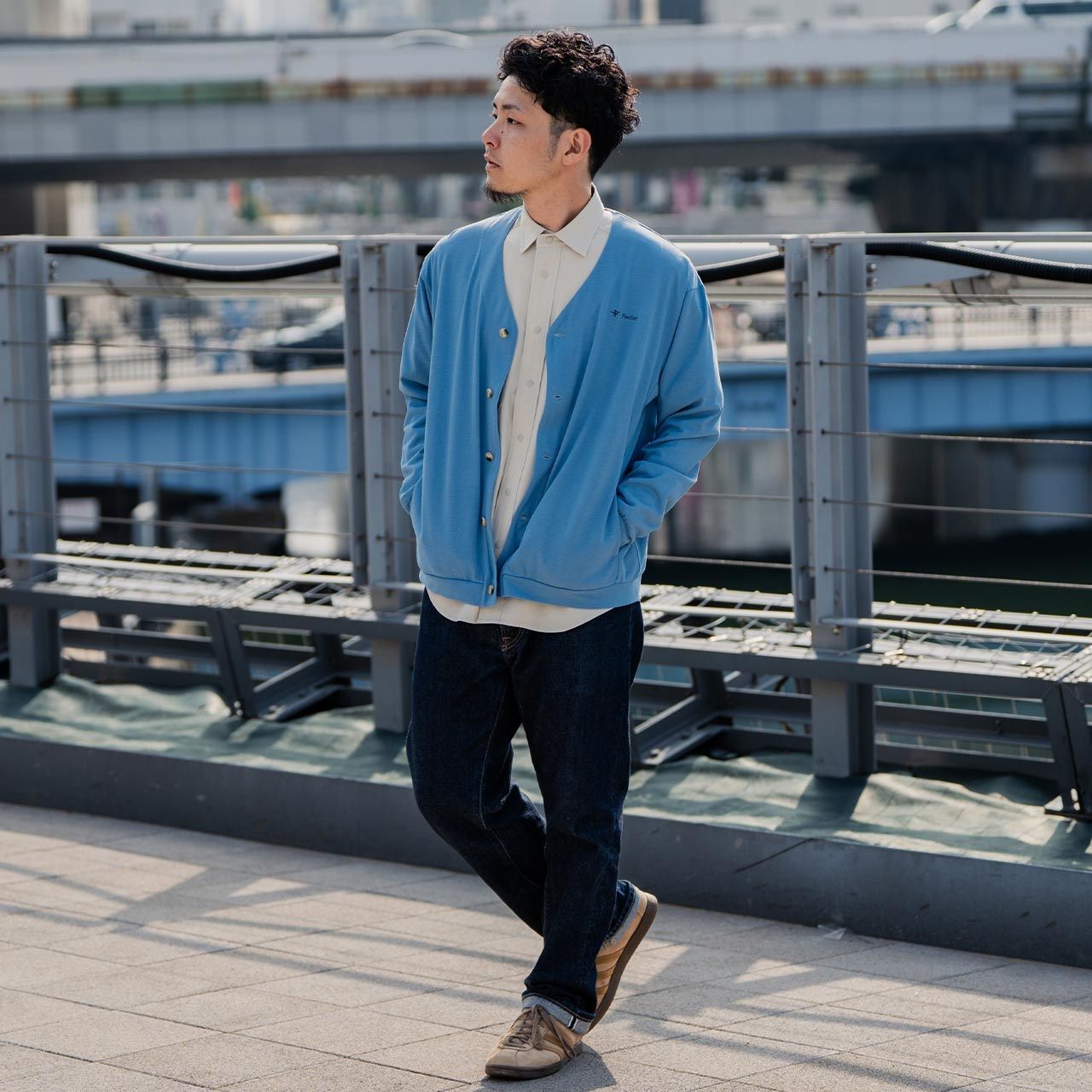 SCプレーナーカーディ (Men's)/ネイビー