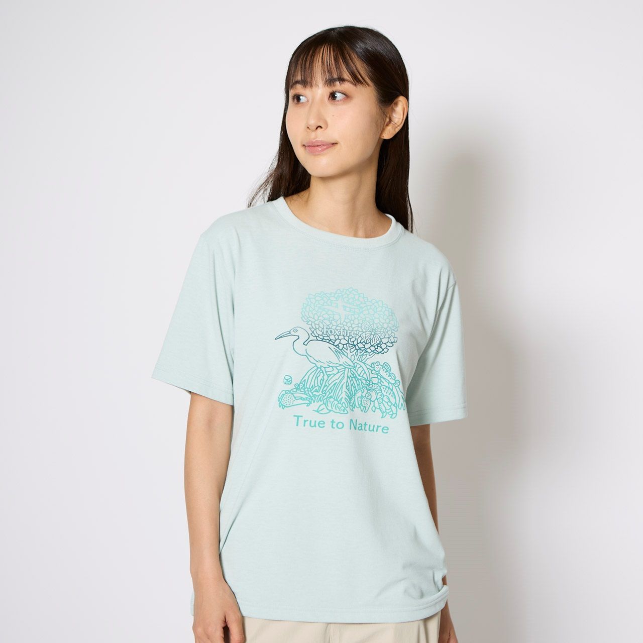 CシールドマングローブティーS/S (Women’s)/フェードブルー
