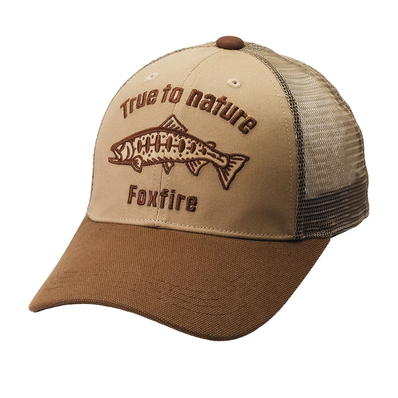True to nature トラッカーキャップ/カーキ