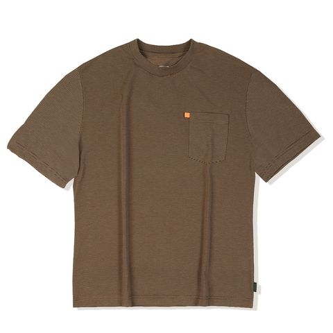 TSアロードライボーダーティーS/S (Men's)/ブラウン