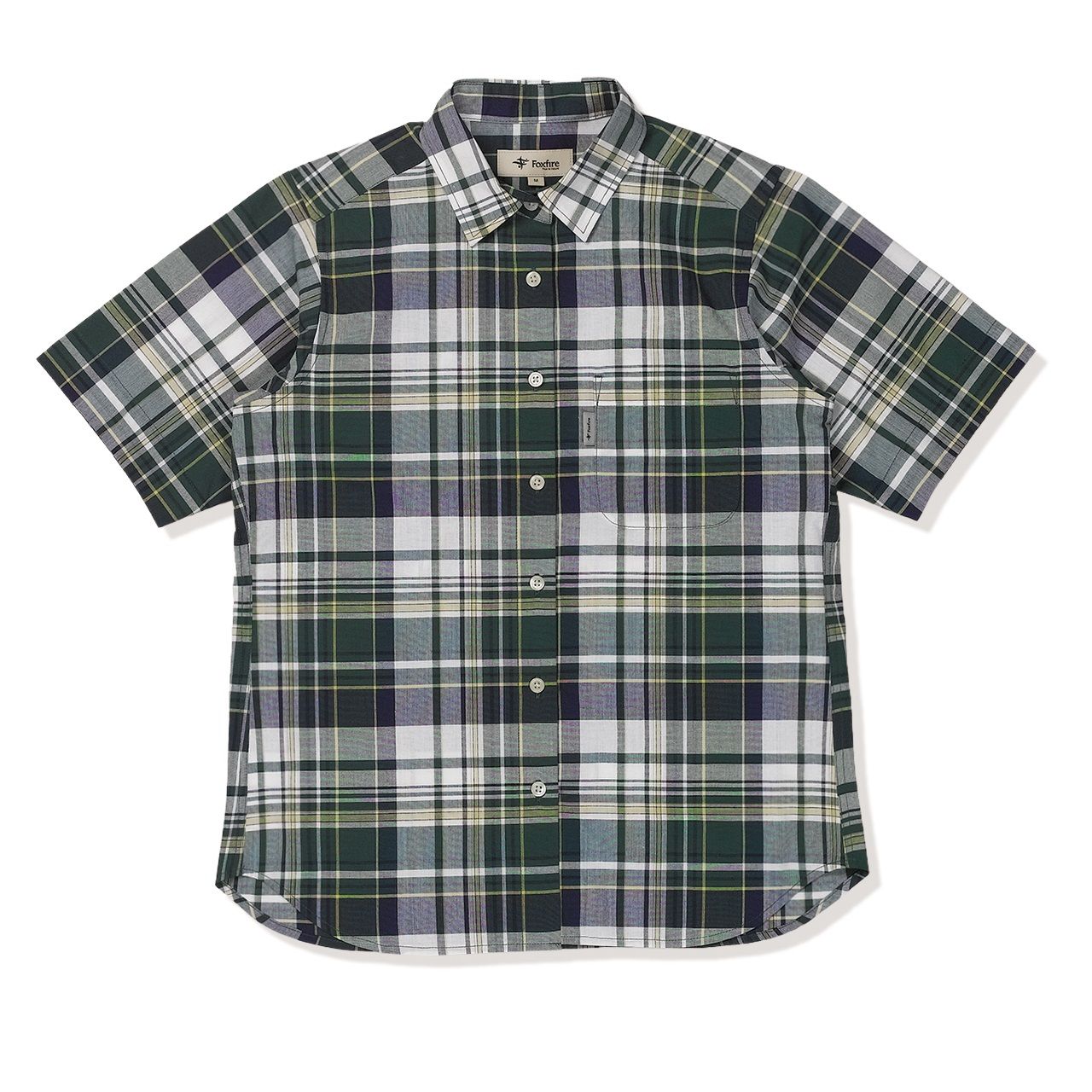 CシールドフレッシュチェックシャツS/S (Women’s)/グリーン