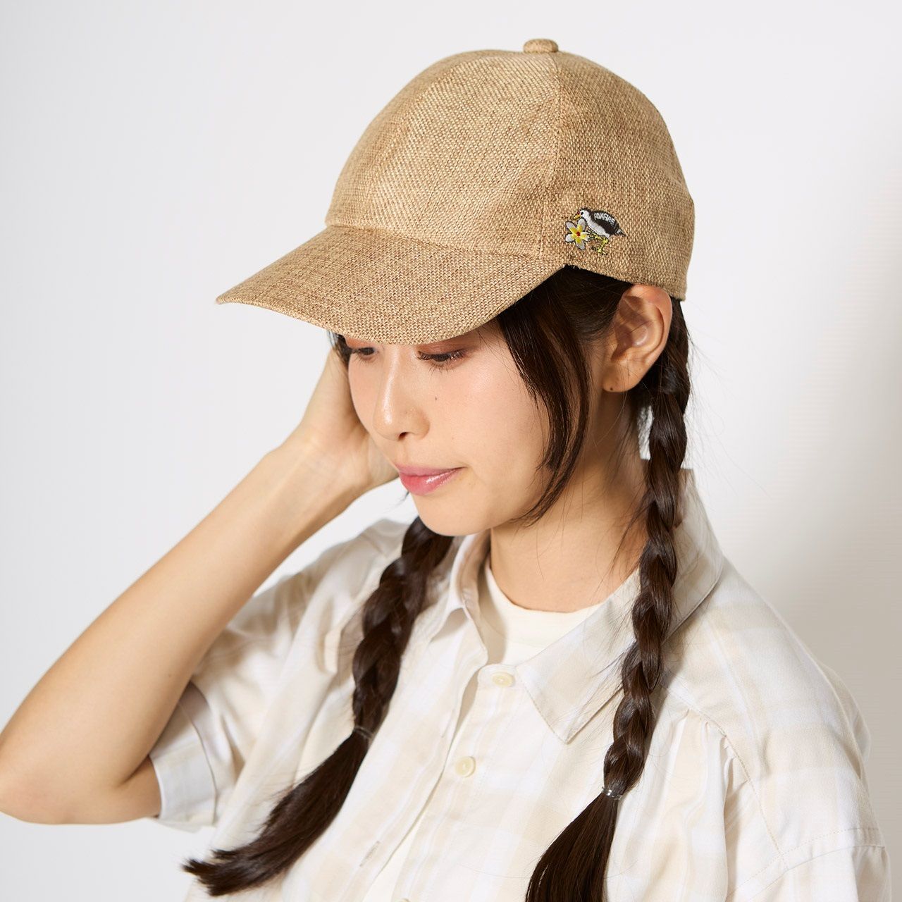 ジュートライクキャップ/ナチュラル