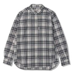 TSラフチェックシャツ(Women's)/アイボリー  Foxfire