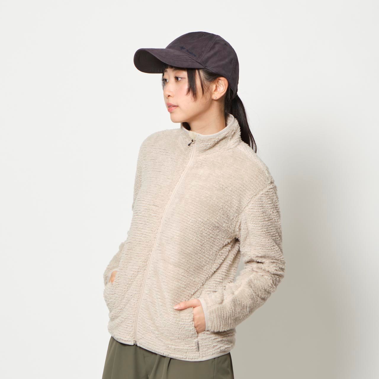 クラウドサーモフルジップ (Unisex)/チャコール