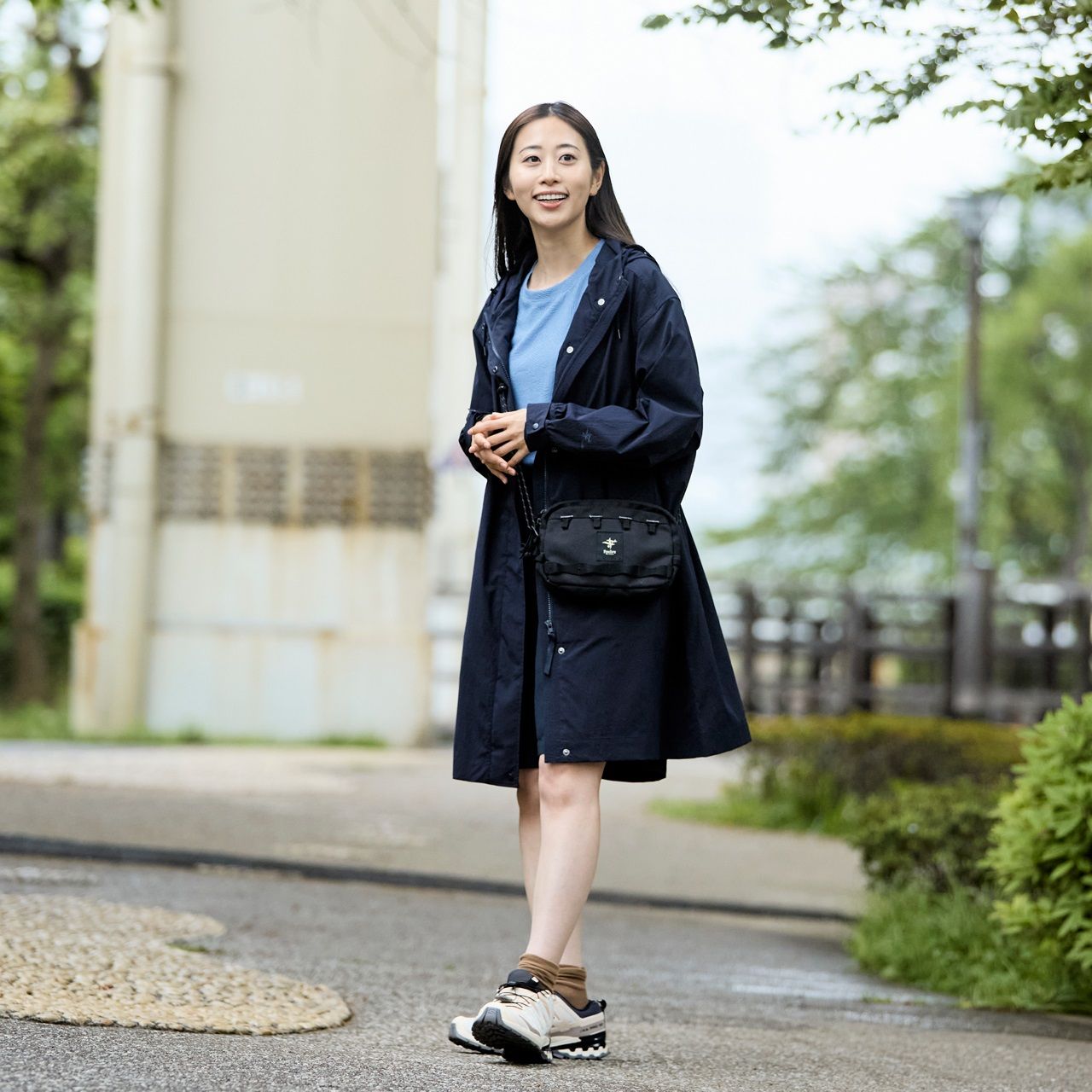 ワフトミドルコート (Women's)/スレートブルー