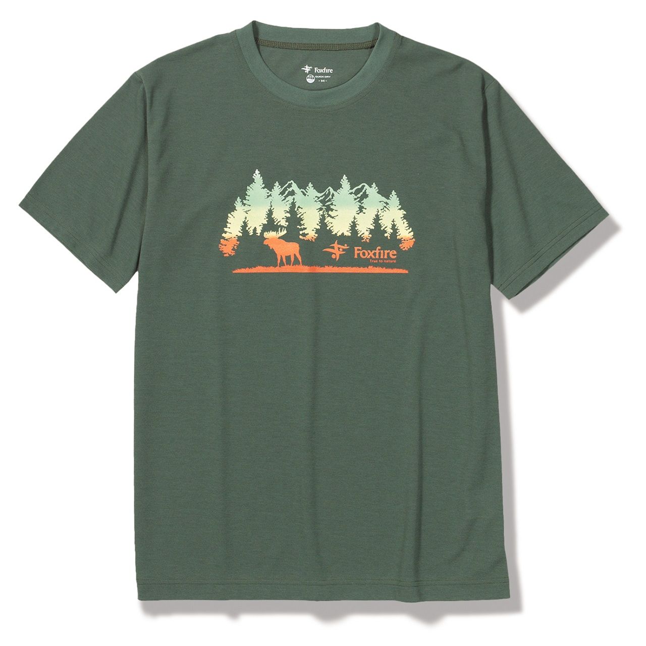CシールドディアティーS/S (Men's)/アッシュグリーン