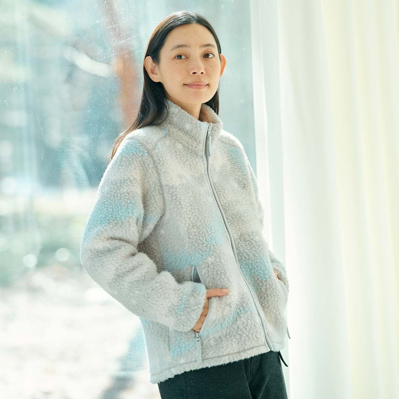 オーロラフリースジャケット (Unisex)/ネイビー