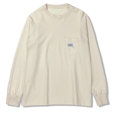 TCシマエナガポケットティー/オフホワイト