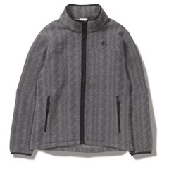 ケーブルフリースジャケット(Men's)/ダークグレー