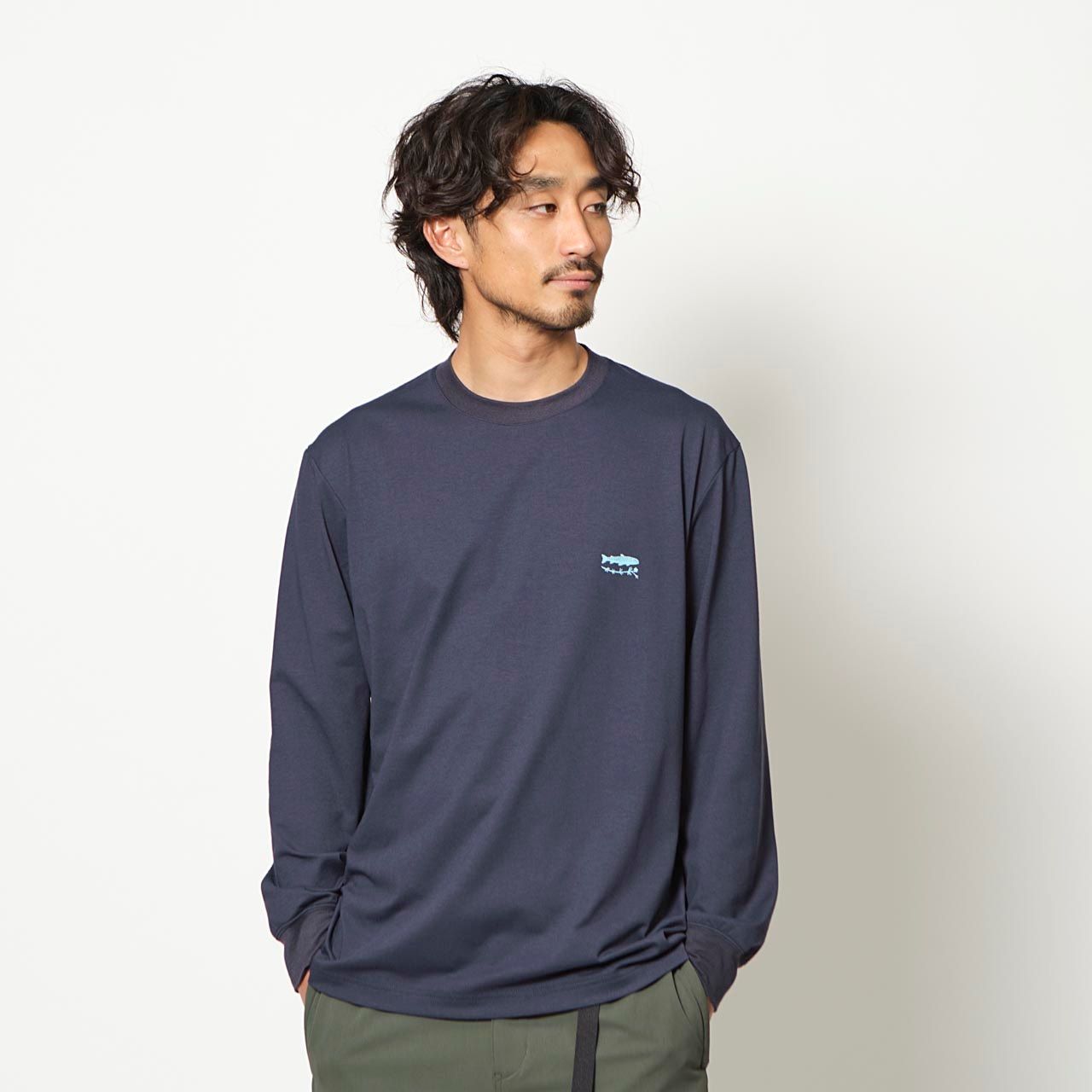 TSプレーナーイトウティー (Men's)/インクブルー