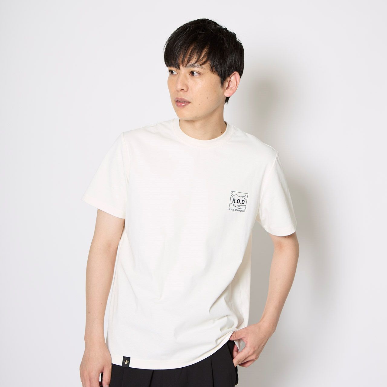 R.O.D×三平フッキングティーS/S (Men's)/オフホワイト