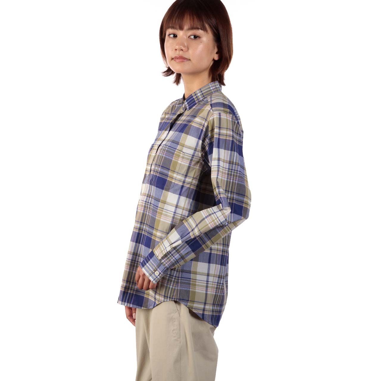 Cシールドフレッシュチェックシャツ (Women's)/パープル