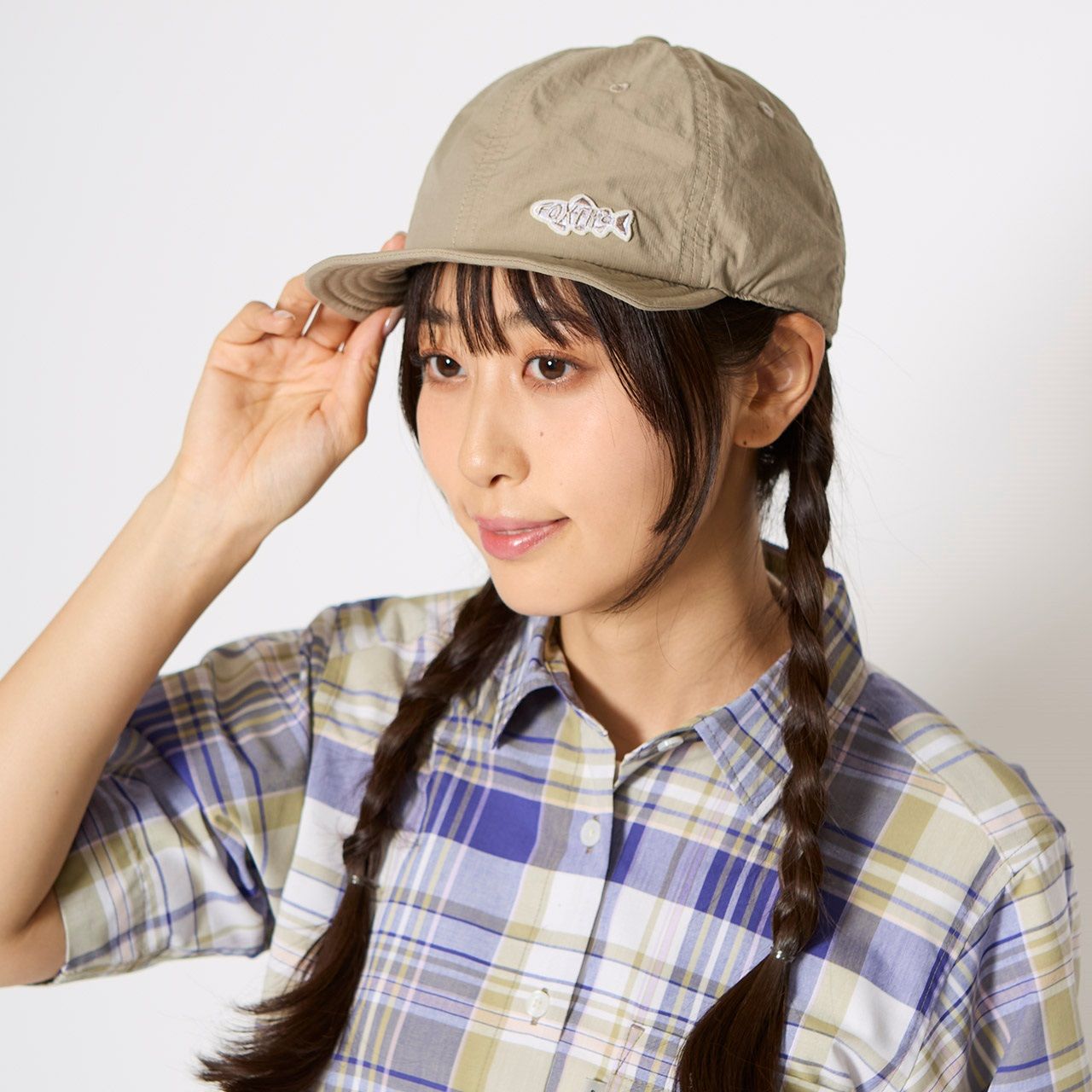 フィッシュワッペンキャップ/ハンターグリーン