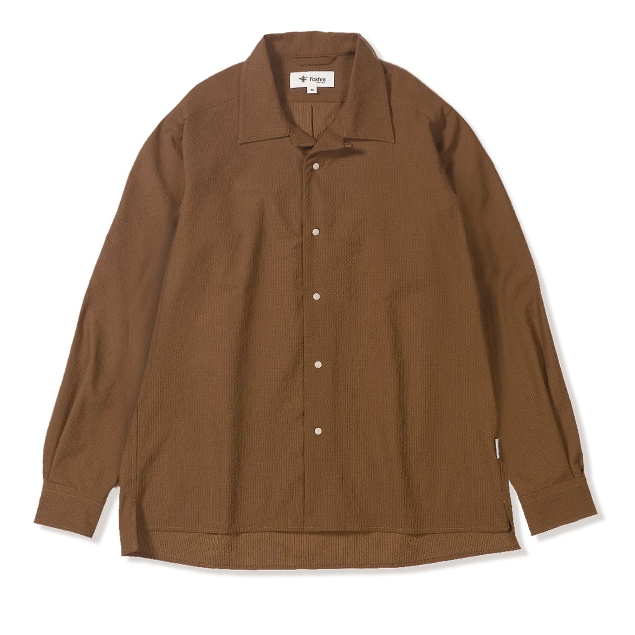 TSクリンクルシェルシャツ (Unisex)/ブラウン