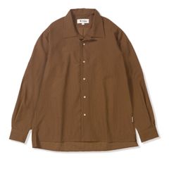 TSクリンクルシェルシャツ (Unisex)/ブラウン