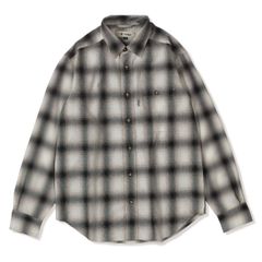 フェードチェックシャツ (Men's)/アイボリー