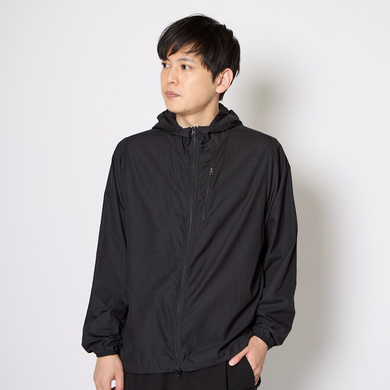 FISHDOMシェルジャケット /ブラック