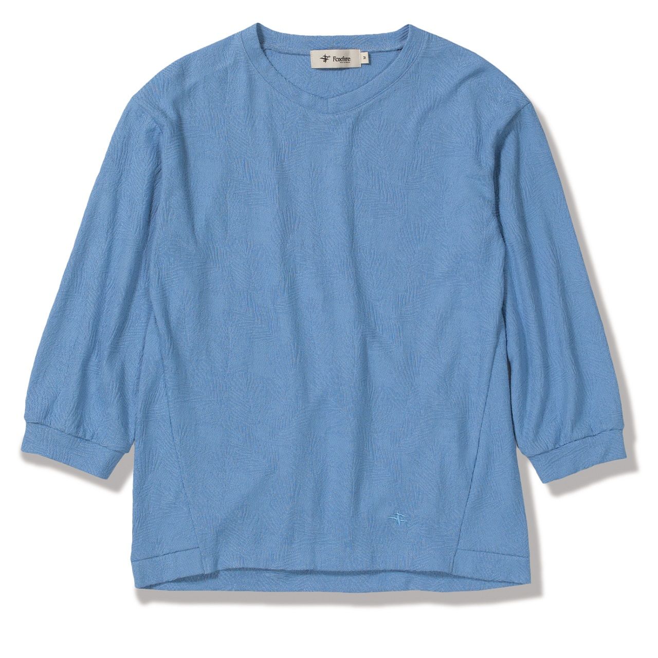 TSプランツジャカードクルー7/S (Women's)/ライトブルー