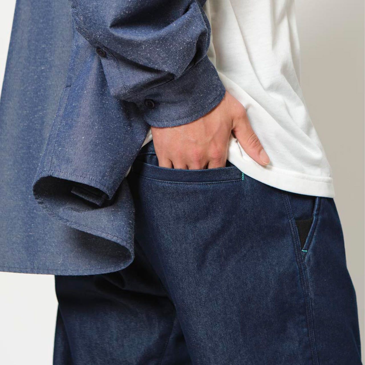 FISHDOMデニムパンツ (Men's)/インディゴ