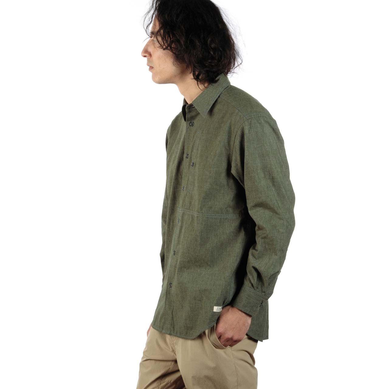 クールマックスシャンブレーシャツ (Men's)/インディゴ