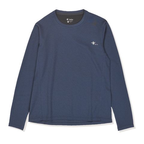 マイクログリッドウールクルー (Women’s)/インクブルー