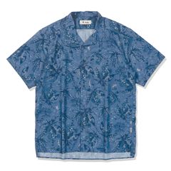 アイランドシャツS/S (Unisex)/ネイビー