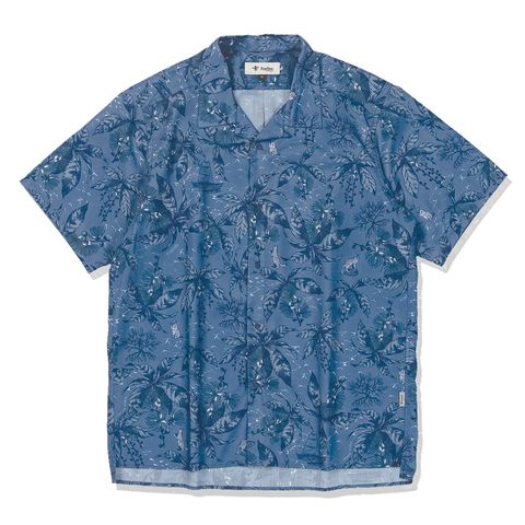 アイランドシャツS/S (Unisex)/ネイビー