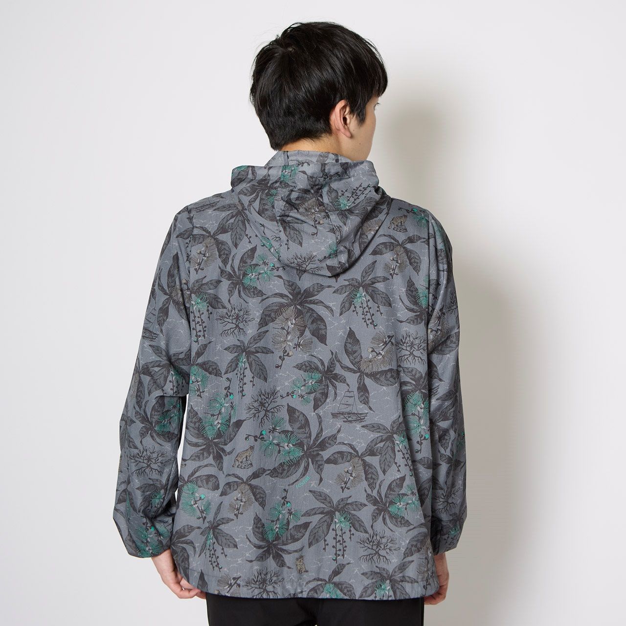 FISHDOMシェルジャケット /グレー