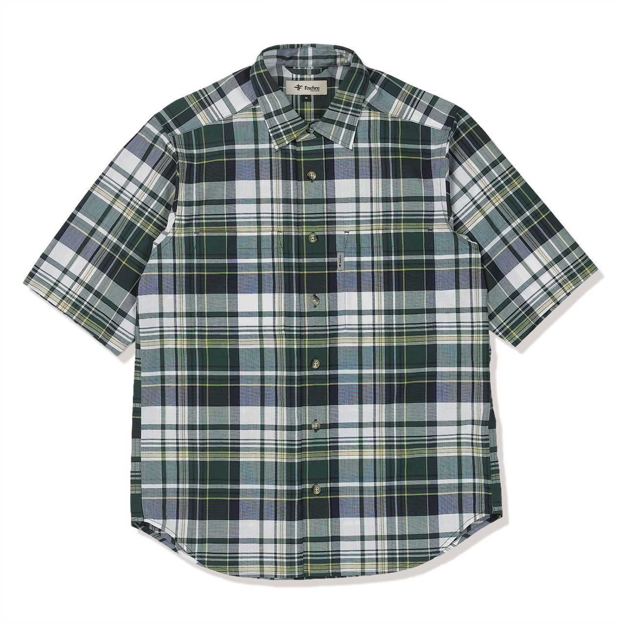 CシールドフレッシュチェックシャツS/S (Men's)/グリーン