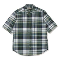 CシールドフレッシュチェックシャツS/S (Men's)/グリーン