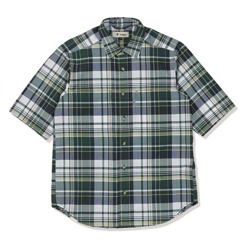 CシールドフレッシュチェックシャツS/S (Men's)/グリーン