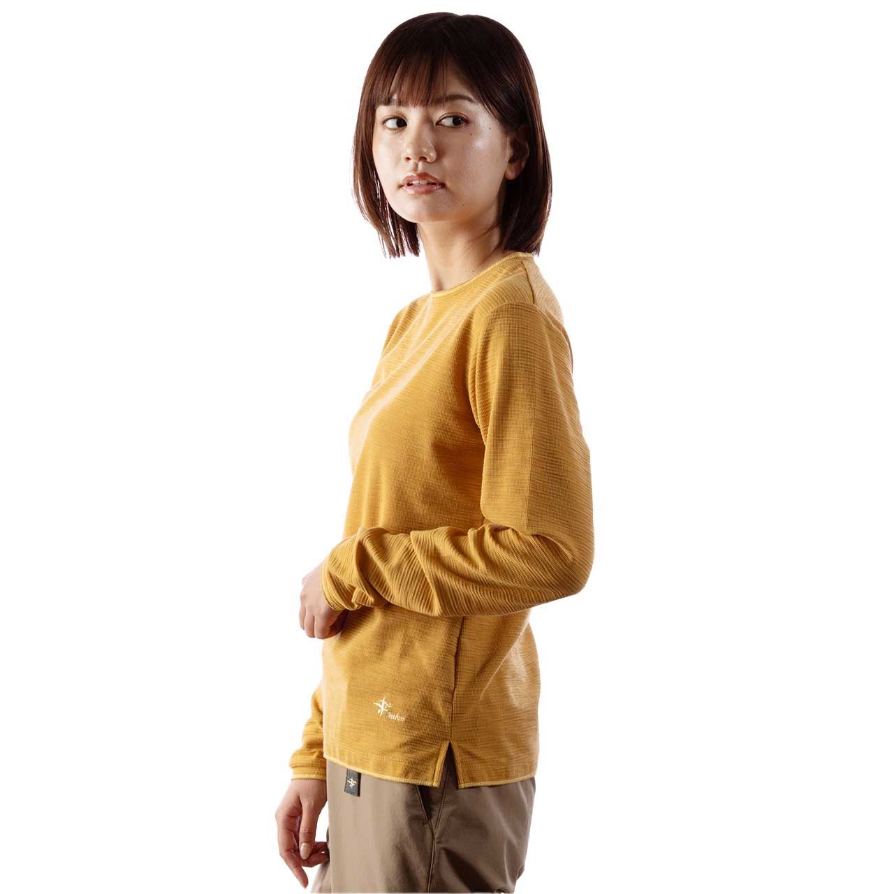 スラブリブクルー(Women's)/グレー