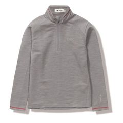 PPウールハーフジップ(Women's)/グレー  Foxfire