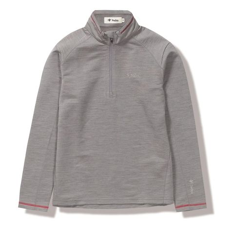 PPウールハーフジップ(Women's)/グレー