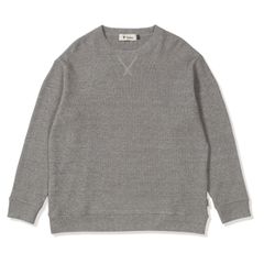 ミニワッフルヘザークルー (Men's)/グレー
