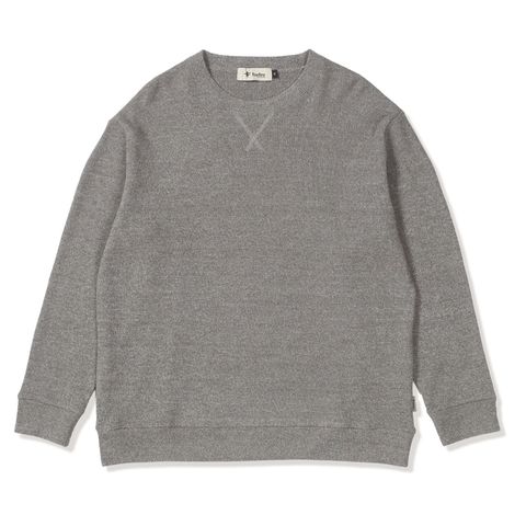 ミニワッフルヘザークルー (Men's)/グレー