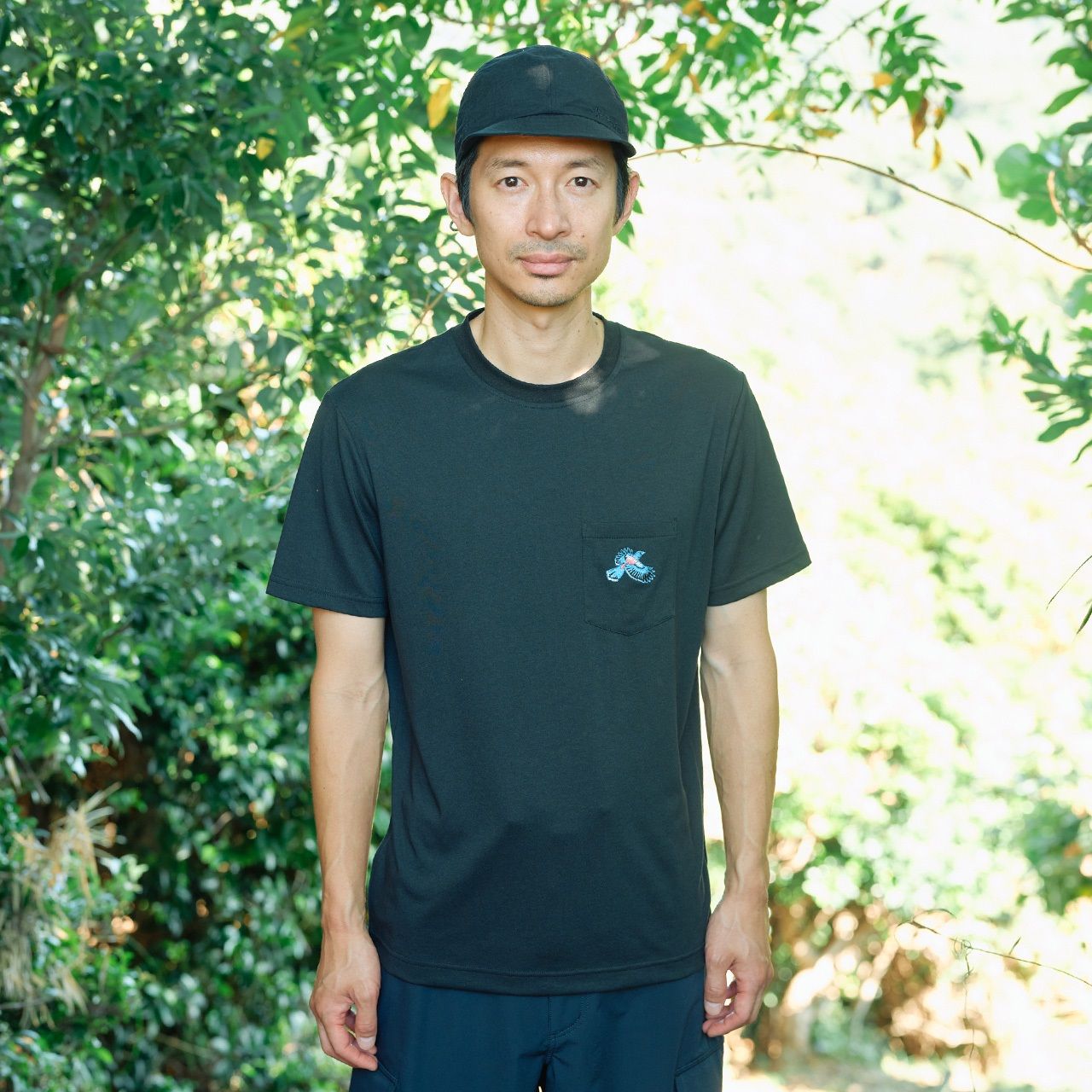 TSバードティーS/S (Men's)/ブラック