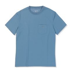 TSフィッシュポケットティーS/S (Men's)/ライトブルー  Foxfire