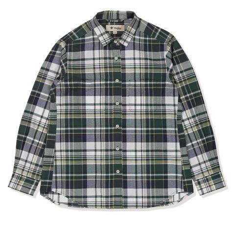 Cシールドフレッシュチェックシャツ (Women's)/グリーン