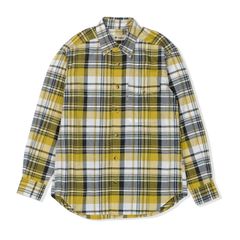Cシールドフレッシュチェックシャツ (Men's)/イエロー