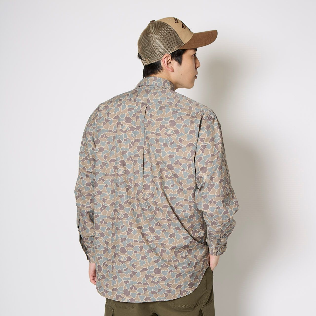 フィッシュアイカモシャツ (Men's)/グリーンカモ