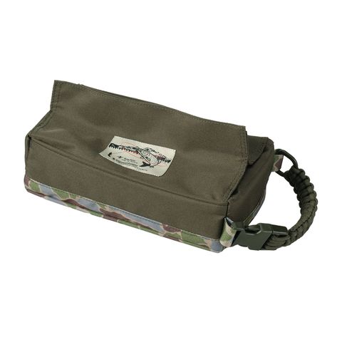 FE-CAMOティッシュケース/オリーブ