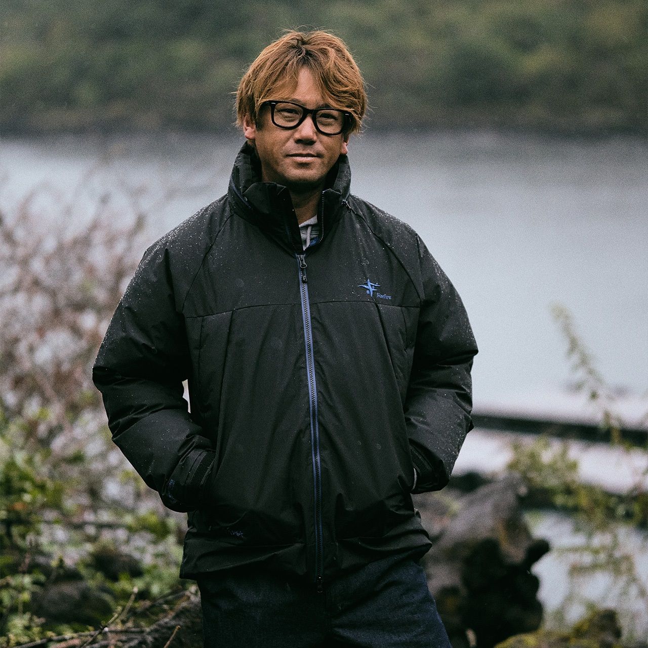 Foxfire×NANGA GORE-TEX WS フィッシングダウンスタンドカラージャケット 2025/ブラック