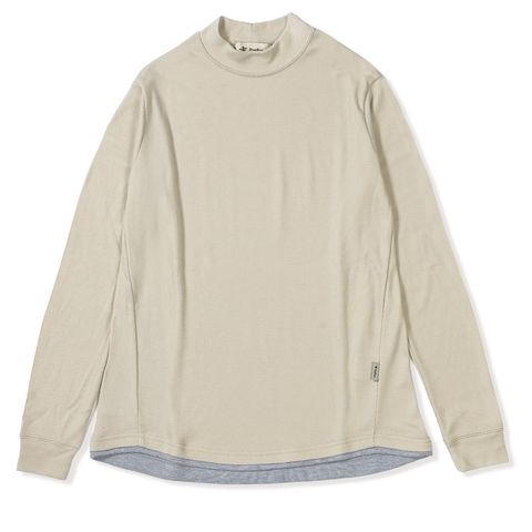 TSサーマルスムースレイヤードモック (Women's)/クリームイエロー