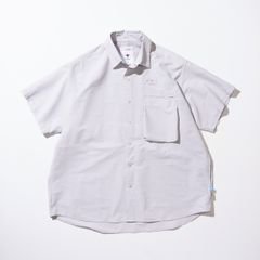 FISHDOMシャツS/S /ライトグレー