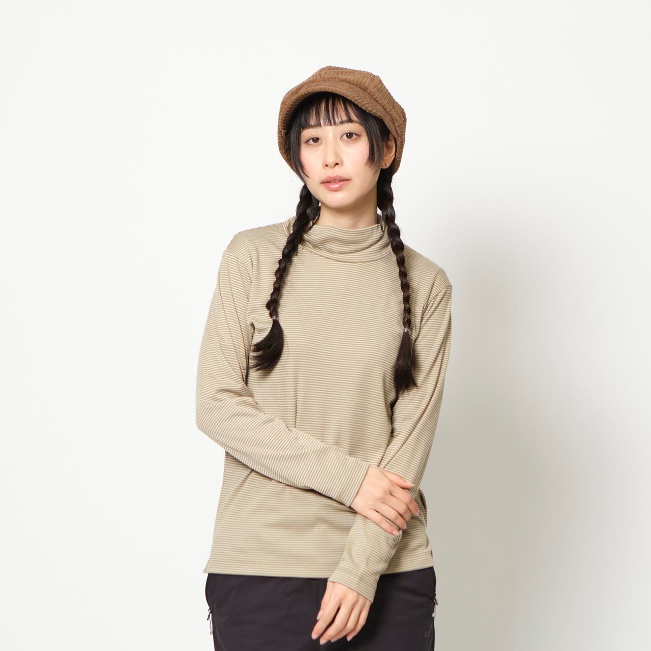 TSサーマルスムースモックネック (Women's)/ボルドー