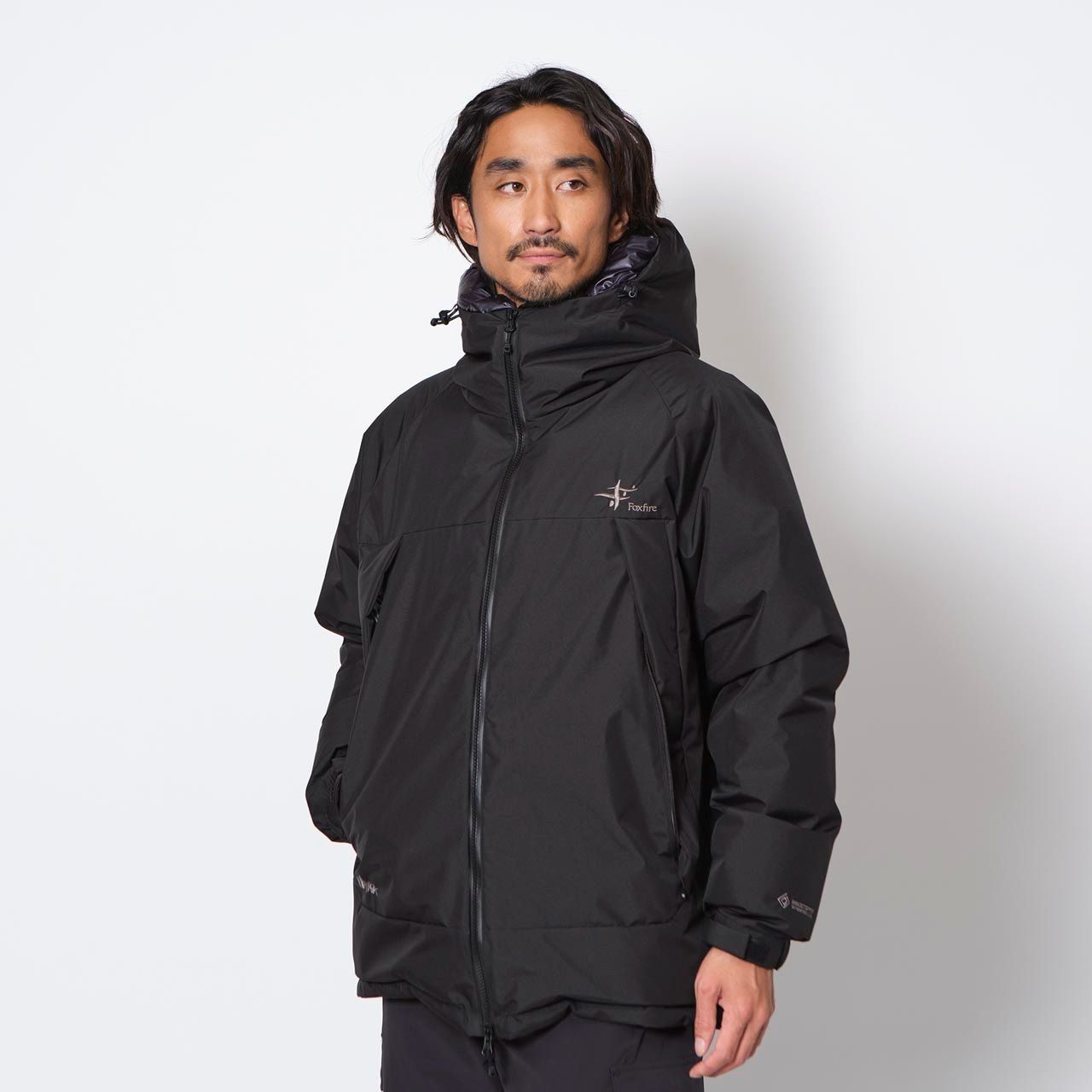Foxfire × NANGA GORE-TEX WSフィッシングダウンジャケットエクストラディテール 2026/ブラック
