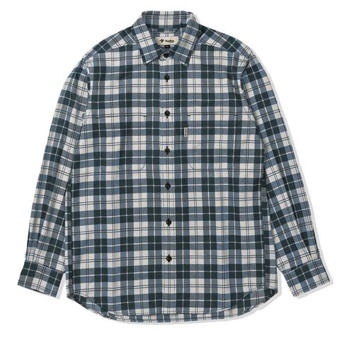 TSウォームチェックシャツ(Men's)/ネイビー